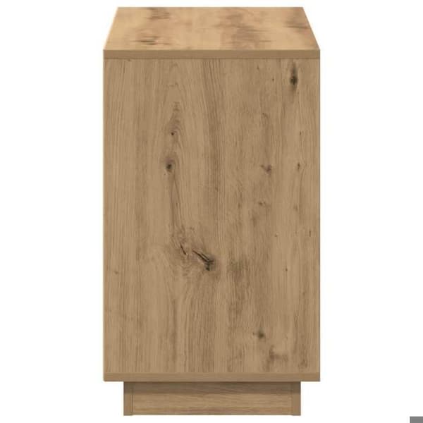 Maison Exclusive - Buffet i egetræ, håndlavet 102x35x60 cm, ingeniørtræ
