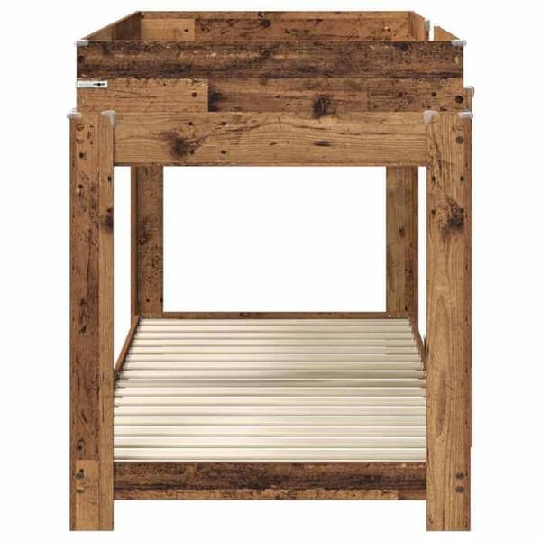 Maison Exclusive - Våningssäng för Barn i Antik Trä 90 x 200 cm