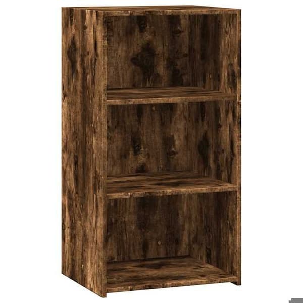 Maison Exclusive - Buffé ek rökig 50x41x93 cm ingenjörsträ