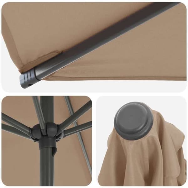 Maison Exclusive - Haveparasol med base 270 x 270 cm Polyester