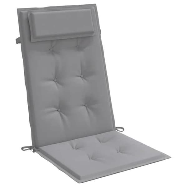 Maison Exclusive - Stolar med hög rygg, 6-pack, grått Oxford-tyg grå