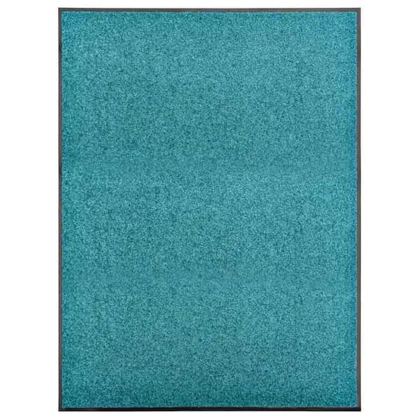 Maison Exclusive - Vaskbar dørmåtte Cyan 90x120 cm