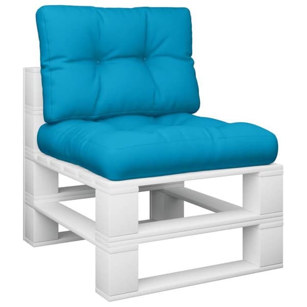 Maison Exclusive - Pallet puder sæt af 2 blå stof