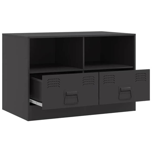 Maison Exclusive - TV-møbler 2 stk sort 67x39x44 cm stål