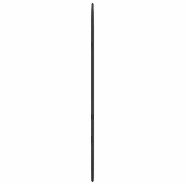 Maison Exclusive - Musta seinäpeili 60x25 cm soikea