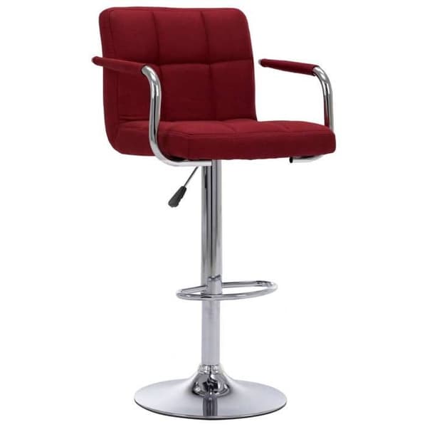 Maison Exclusive - Barstol Bordeaux Tyg Bordeaux