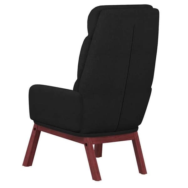 Maison Exclusive - Musta kangas rentoutumistuoli
