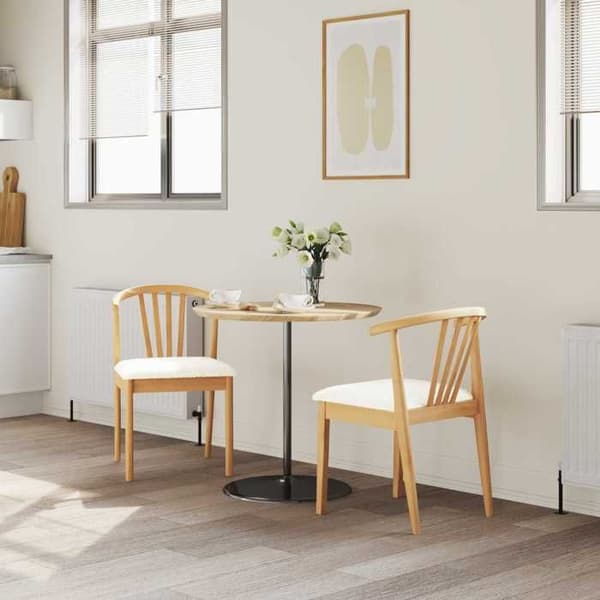 Maison Exclusive - Spisestol 2 stk Massivt gummitræ