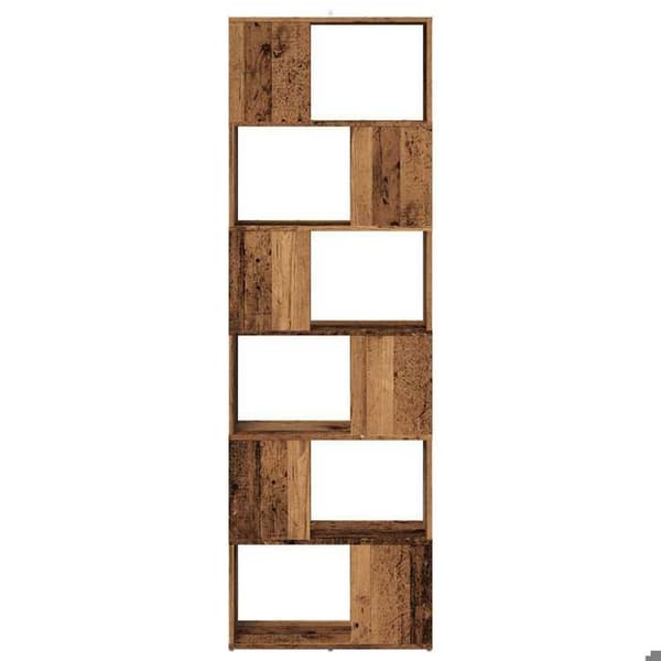 Maison Exclusive - Bibliotek/Rumseparator gammel træ 60x24x186 cm