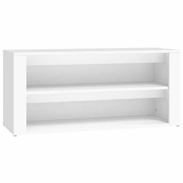Maison Exclusive - Skohylde Hvid 100x35x45 cm Ingeniørtræ Vit