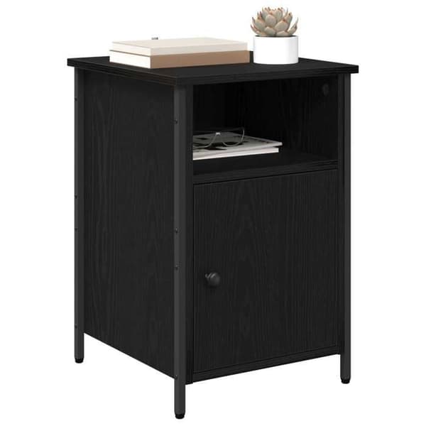 Maison Exclusive - Natbord 2 dele Sort eg 40 x 42 x 60 cm svart ek