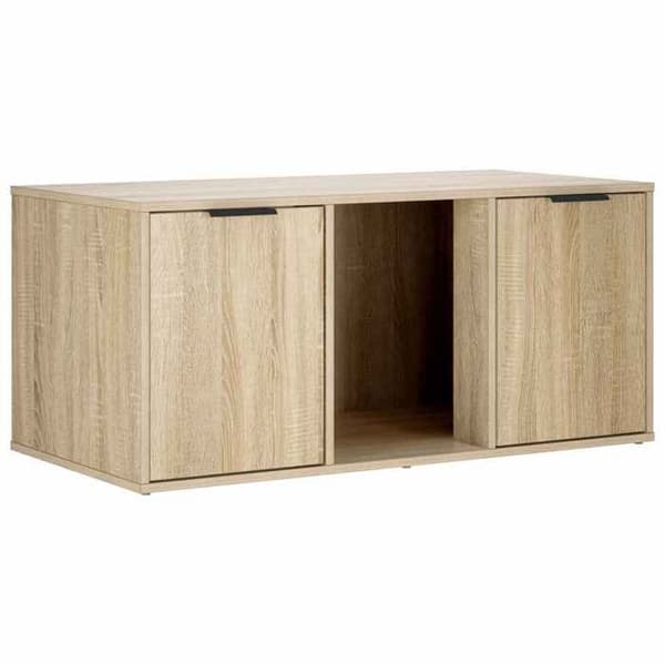 Maison Exclusive - Möbel för kattlåda Ek Sonoma 100 x 49 x 45 cm