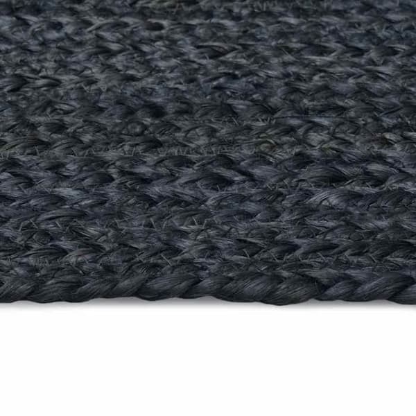 Maison Exclusive - Mørkegrå område tæppe 80 x 400 cm Jute