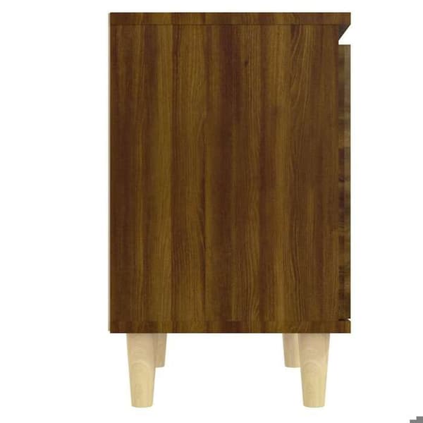 Sängbord - EXKLUSIV HEM - 2 st - Träben - Brun ek - Vänster/höger öppning Brun ek