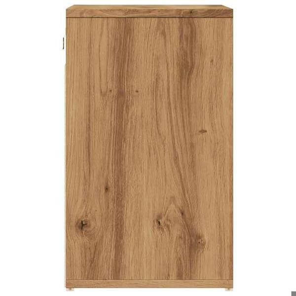 Maison Exclusive - Håndlavet skohylde i egetræ 52x30x50 cm