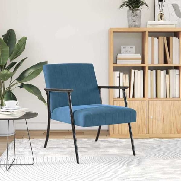 Maison Exclusive - sininen samettituoli