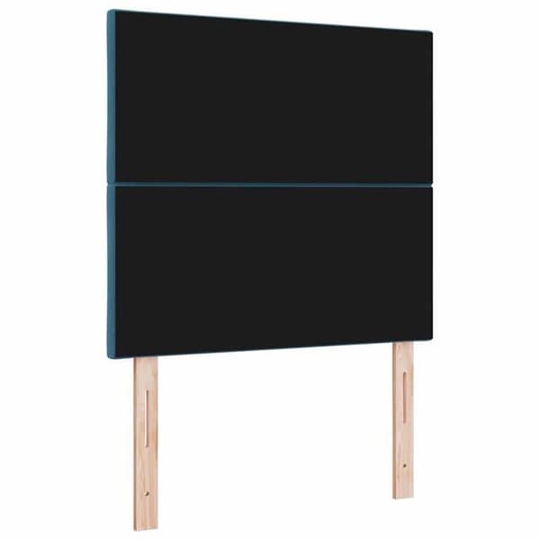 Maison Exclusive - Mörkblå sänggavel 90 cm Sammet