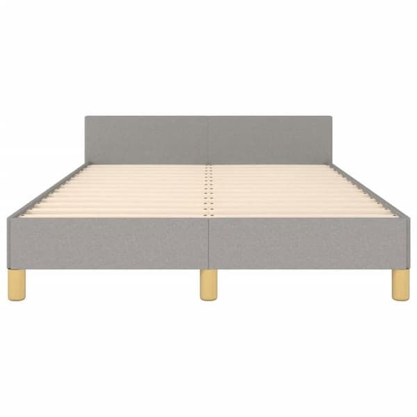 Maison Exclusive - Sengebund uden madras lys grå 120x200 cm stof