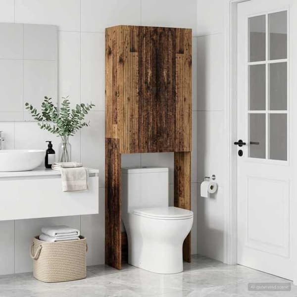 Maison Exclusive - Badeværelsesskab EDE Gamle træ 66 x 25,5 x 190 cm