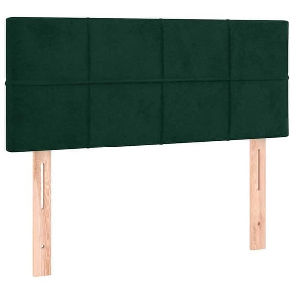 Maison Exclusive - Mörkgrön sänggavel 100x5x78/88 cm Sammet