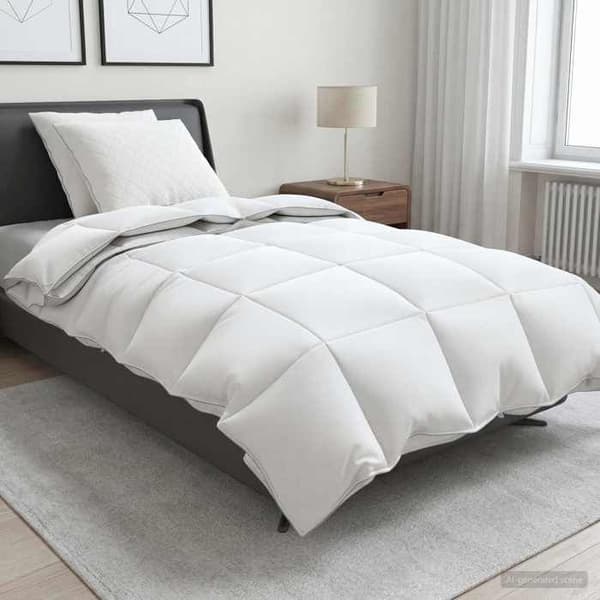 Peitto-setti - MAISON EXCLUSIVE - FULDA - 90% hanhenuntu - 140 x 220 cm - 3 osaa