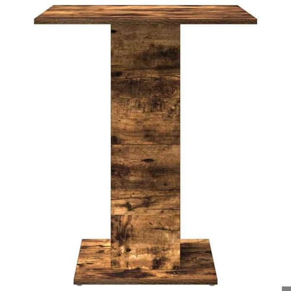 Maison Exclusive - Savustettu tammi bistropöytä 60x60x75 cm Tekninen puu
