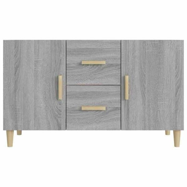 Maison Exclusive - Buffet sonoma grå 100x36x60 cm ingeniørtræ