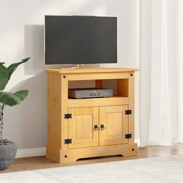 Bordskonsol - Gamme Corona - Massiv trä - 80x43x78 cm - Multifunktionell TV-möbel