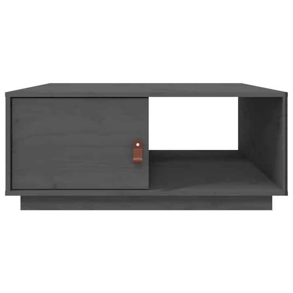 Maison Exclusive - Sofabord Grå 80x50x35,5 cm Massivt fyrretræ Grå