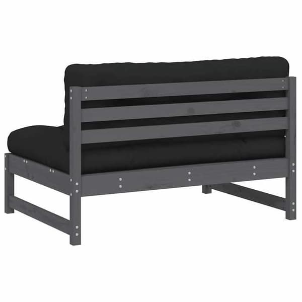 Maison Exclusive - Central soffa 120x80 cm grå massiv furu grå