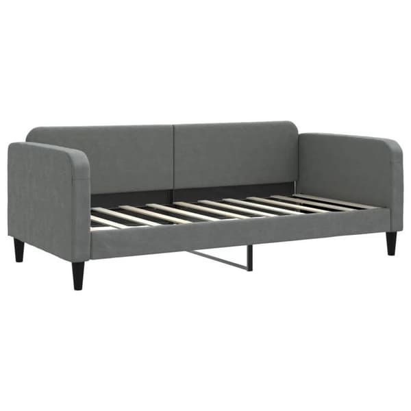 Maison Exclusive - Sengebund uden madras grå 90x190 cm stof