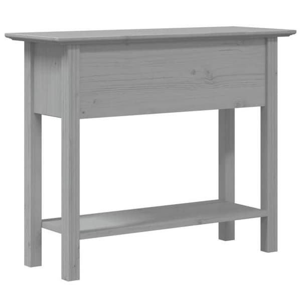 Maison Exclusive - BODO-harmaa konsolipöytä 91x35x74 cm massiivipuusta