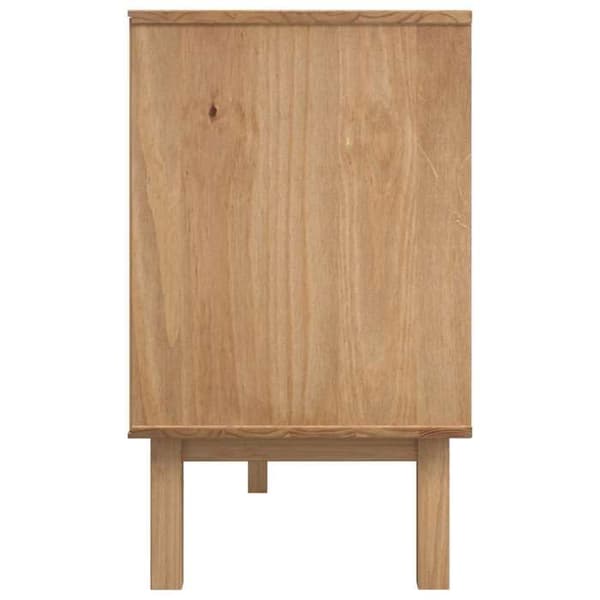 Maison Exclusive - Buffet OTTA Ruskea ja musta 114 x 43 x 73,5 cm brun