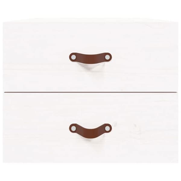 Maison Exclusive - Väggmonterade sängbord 2 st Vit 50x36x40 cm Vit
