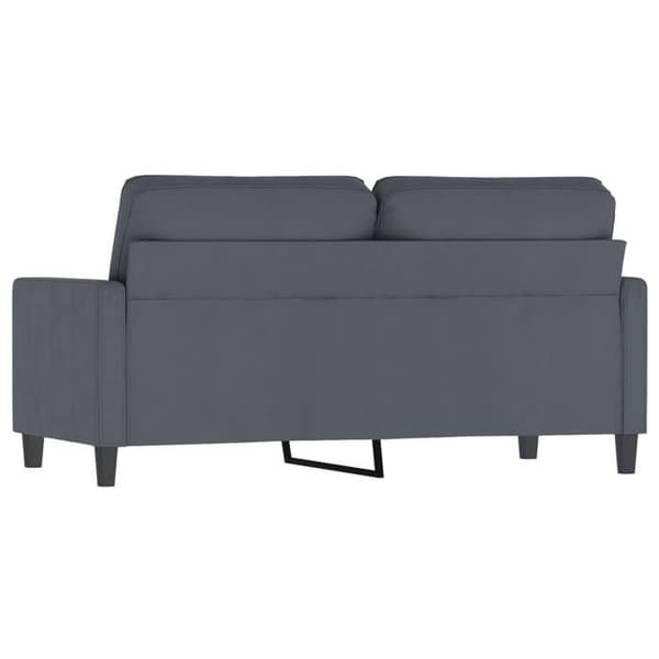 Maison Exclusive - Tummanharmaa 2-paikkainen sohva 140 cm Sametti