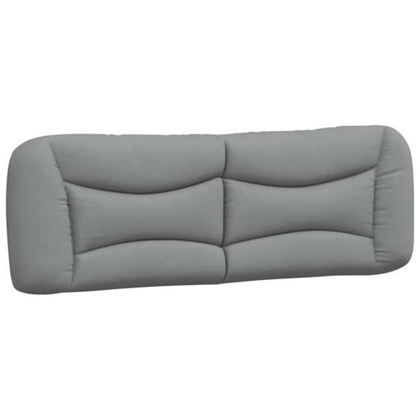 Maison Exclusive - Huvudgavelkudde Hvar ljusgrå 152 cm tyg