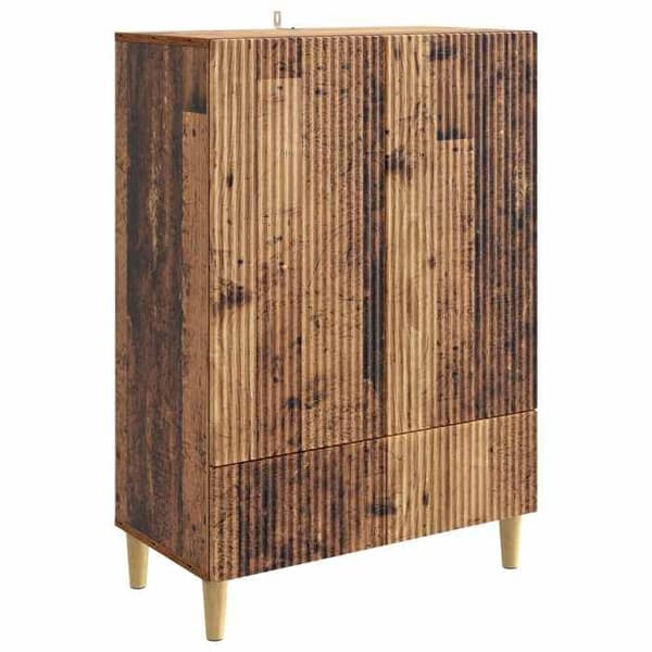 Maison Exclusive - Buffé i gammalt trä 66 x 34,5 x 95 cm Ingenjörsträ