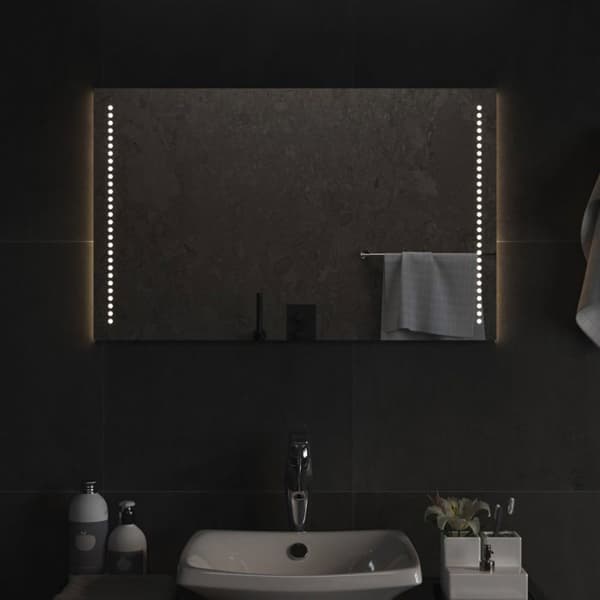 Maison Exclusive - LED badevægspejl 50x80 cm