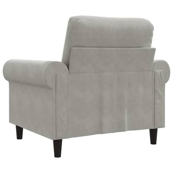 Maison Exclusive - Lysegrå Stol 60 cm Velour