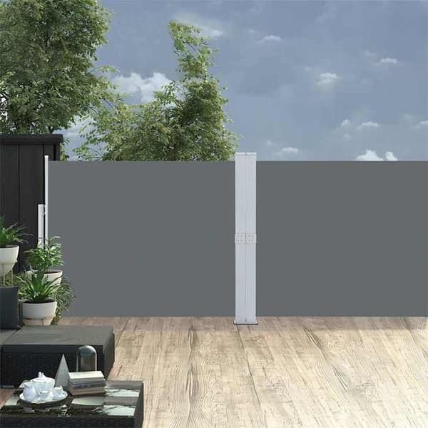 Maison Exclusive - Retractable side awning for patio 140x1200 cm Anthracite
