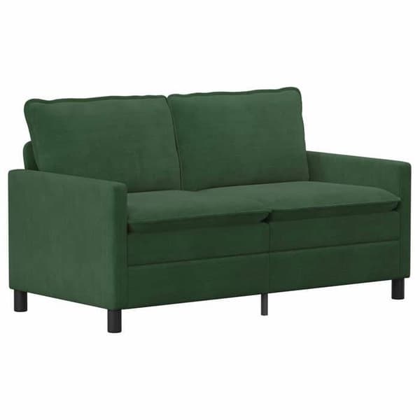 Maison Exclusive - 2 kpl vihreä viidakko kangas sohvasetti