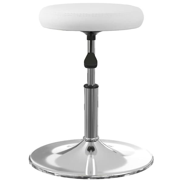 Maison Exclusive - Matstolar set om 6 vita i konstläder Vit