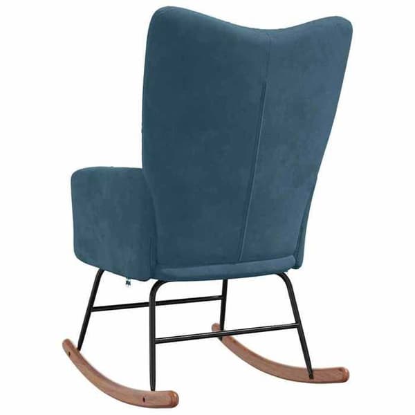 Maison Exclusive - Blå Velour Gyngestol