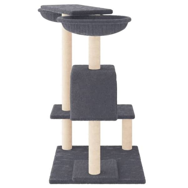 Maison Exclusive - Kattträd med klösträningar mörkgrå 82 cm Mörkgrå