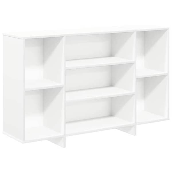 Buffé - EXKLUSIVT HEM - 120x30x75 cm - Vit - Ingenjörsträ - 4 hyllor Vit