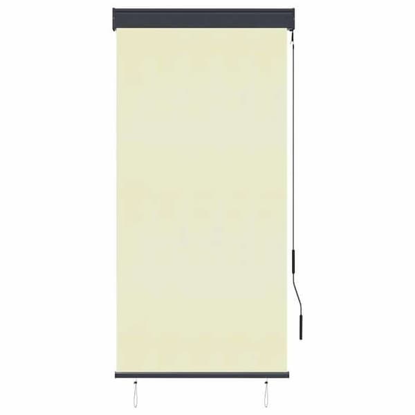 Maison Exclusive - Ulkokäyttöön tarkoitettu rullakauppa 80 x 250 cm Kermansävy Grädde