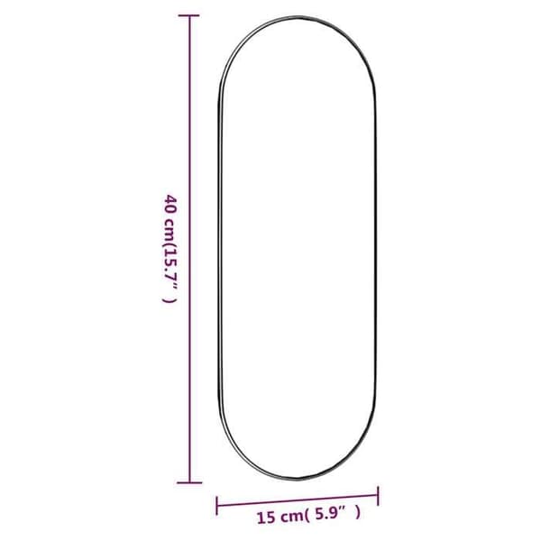 Maison Exclusive - Peili 15x40 cm Soikea Lasi