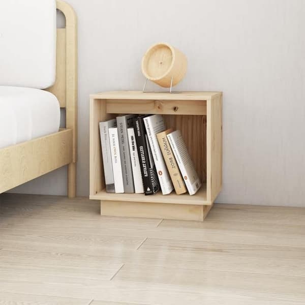 Maison Exclusive - Natborde 2 stk 40x30x40 cm Solid fyrretræ