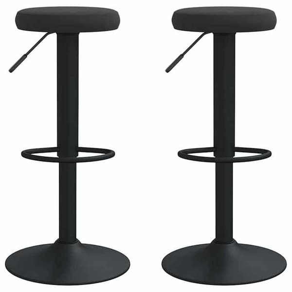 Maison Exclusive - Baarijakkarat 2 kpl Musta Sametti Svart