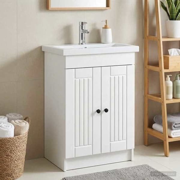 Møbel under vask - MAISON EXCLUSIVE - Maison Exclusive - Hvid - 56 x 37,5 x 81 cm - Spånplader Vit